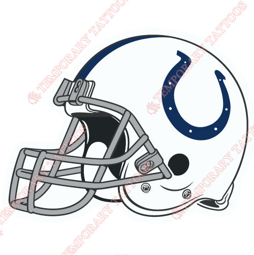 Indianapolis Colts Customize Temporary Tattoos Stickers NO.545